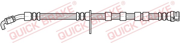 Bremseslange, Framaksel høyre - P1718497 - mazda 2 - OE D65143980