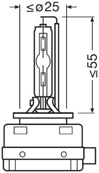 Xenonpære OSRAM XENARC COOL BLUE INTENSE D3s PK32d-5 OSRAM