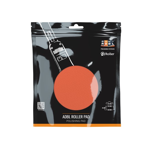 Poleringssvamp Adbl Roller Cut Da 125mm Orange Hard Velcro ADBL ADBL