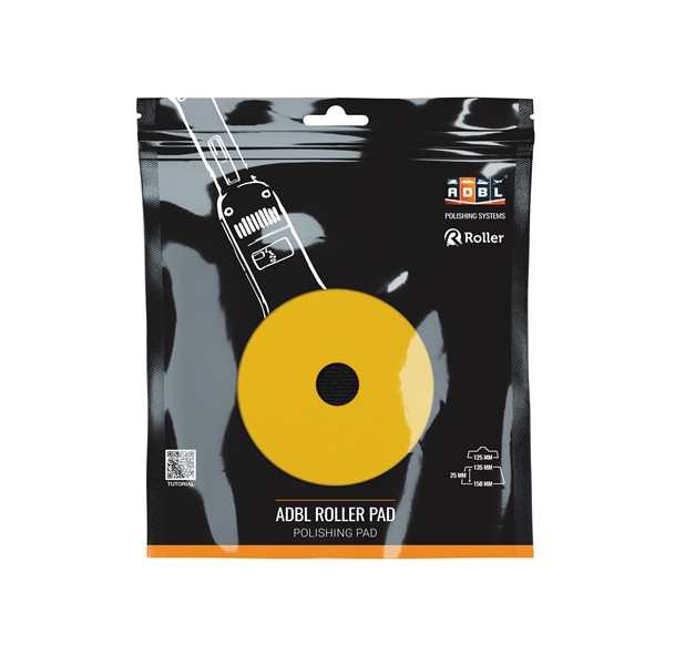 Poleringssvamp Adbl Roller Cut Da 125mm Yellow Hard Velcro ADBL ADBL