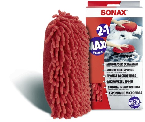 Bilvasksett Sonax Microfibre sponge