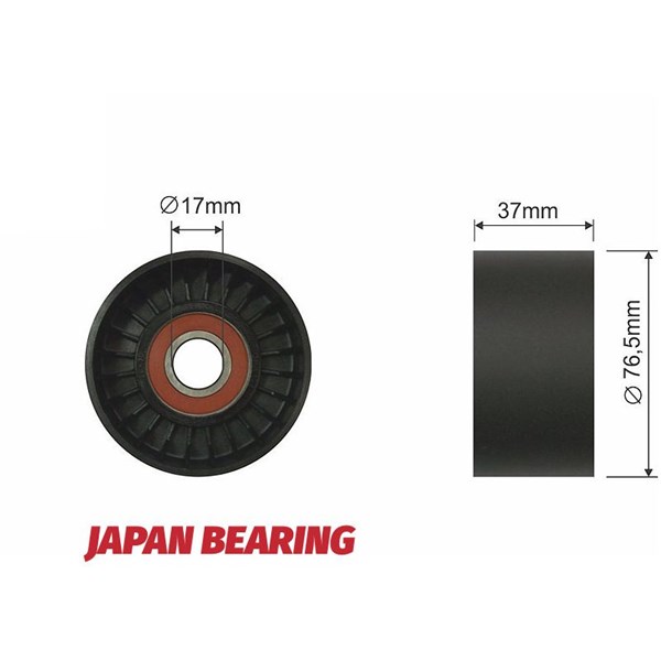 NTY Strammerull, kilerem med ribber - P1733783 - ford transit buss, transit flak/chassi, transit skåp - OE 1119954, 1333203, 1755162