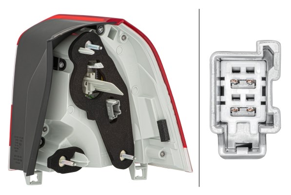 Tåkebaklys 12V, Venstre HELLA HELLA