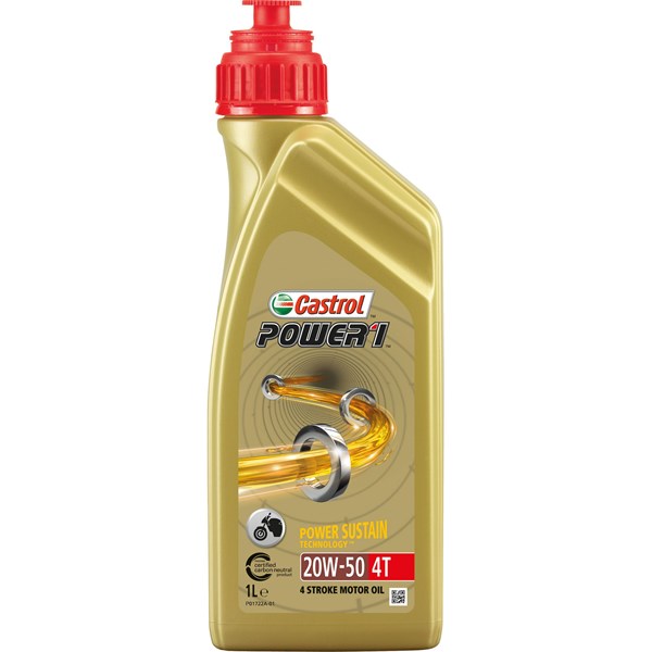Motorolje Castrol POWER1 4T 20W-50 1L CASTROL