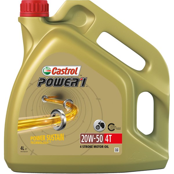 Motorolje Castrol POWER1 4T 20W-50 4L CASTROL