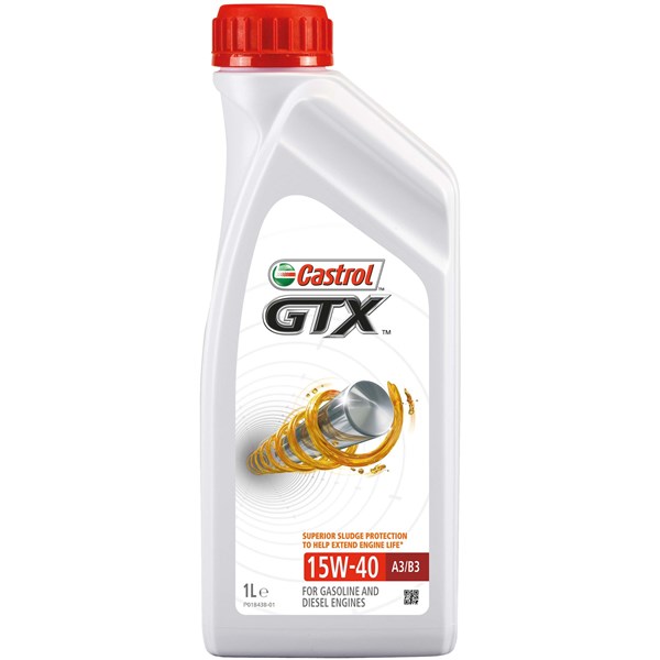 Motorolje Castrol GTX 15W-40 A3/B3 1L CASTROL