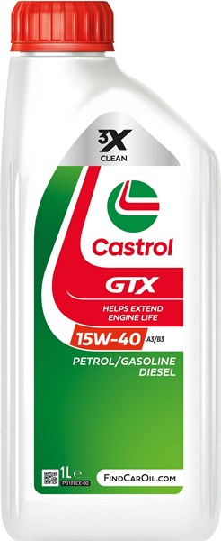 Motorolje Castrol GTX 15W-40 A3/B3 1L CASTROL