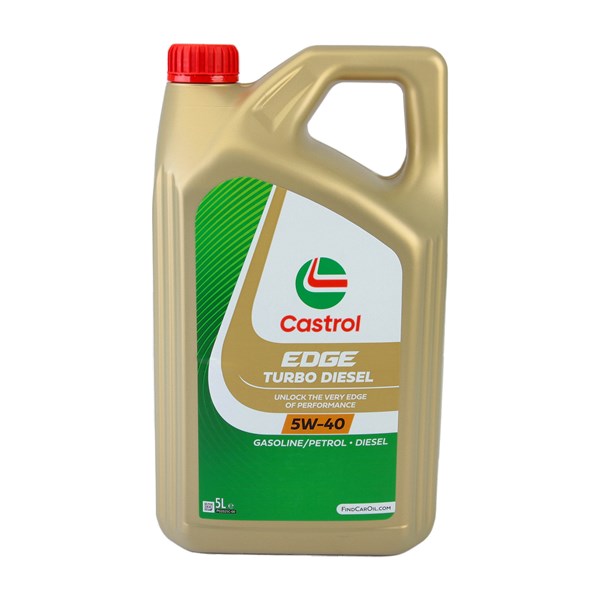 Motorolje Castrol EDGE Turbo Diesel 5W-40 5L CASTROL Motorolje Castrol EDGE Turbo Diesel 5W-40 5L CASTROL