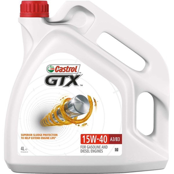Motorolje Castrol GTX 15W-40 A3/B3 4L CASTROL