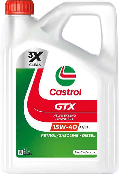 Motorolje Castrol GTX 15W-40 A3/B3 4L CASTROL