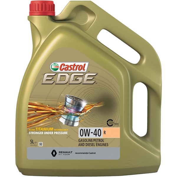 Motorolje Castrol EDGE 0W-40 R 5L CASTROL