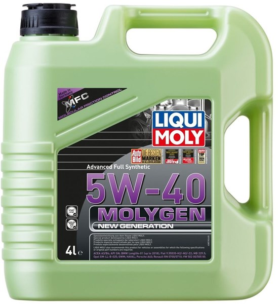 Motorolje LIQUI MOLY Molygen New Generation 5W-40 4L LIQUI MOLY