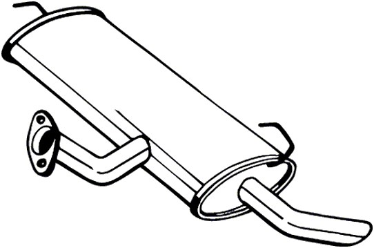 BOSAL sluttlyddemper - P1745142 - nissan qashqai ii, renault kadjar - OE 201000805R, 201004EA5A, 201004EA5C