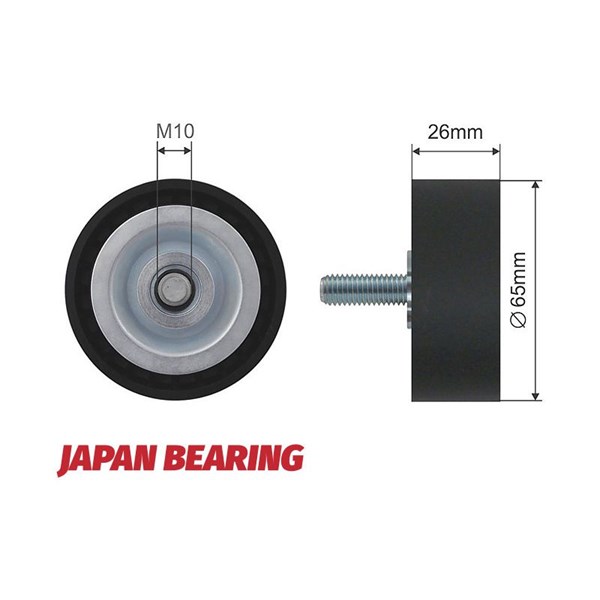 NTY Strammerull, kilerem med ribber - P1763530 - bmw - OE 11 28 7 810 807, 11287810807, 7 810 807