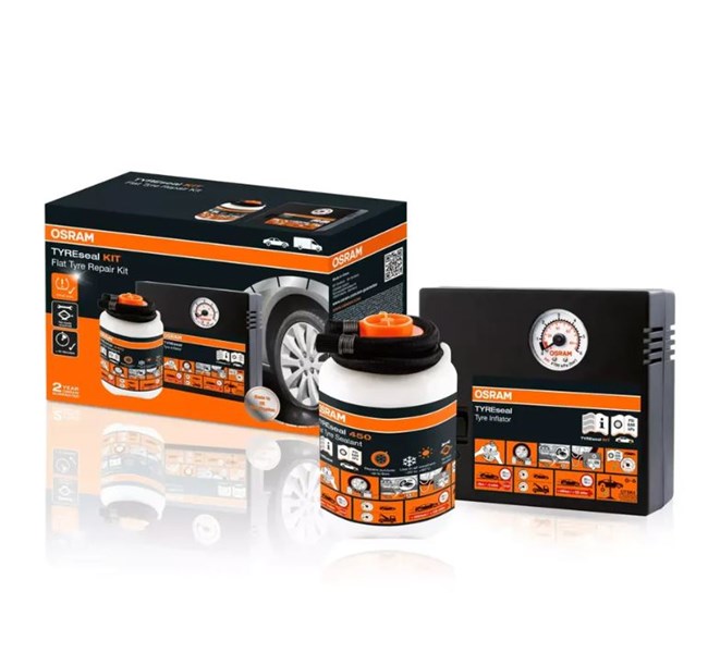 OSRAM Tettemiddelsett, dekktettesett Tyreseal kit - P1757600 - 1757600