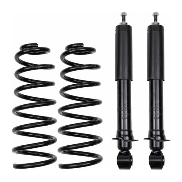 Opphegningssats, fjærer. støtdempere, bakaksel begge sider