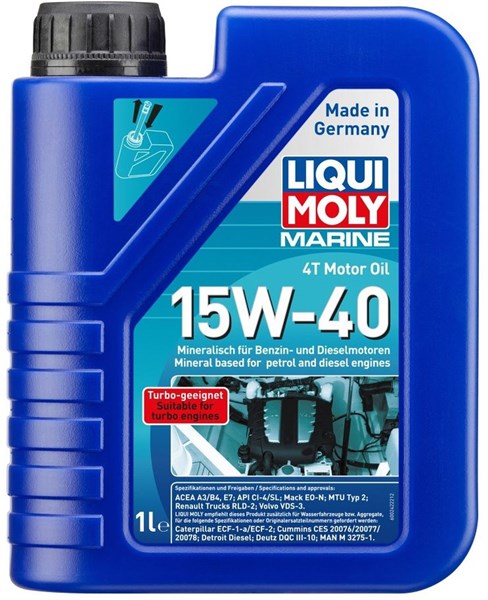 Motorolje marin Liqui Moly firetaktsolje 4T 15W-40 LIQUI MOLY LIQUI MOLY