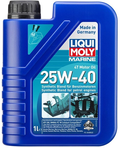 Motorolje marin Liqui Moly firetaktsolje 4T 25W-40 1L LIQUI MOLY LIQUI MOLY