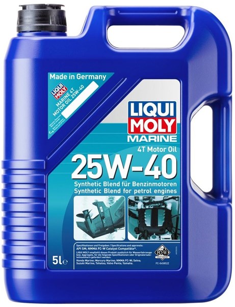 Motorolje marin Liqui Moly firetaktsolje 4T 25W-40 5L LIQUI MOLY LIQUI MOLY
