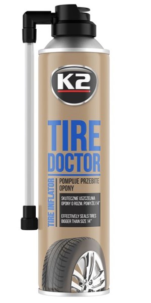 Punkteringsspray K2 Tire Doctor 535ml K2