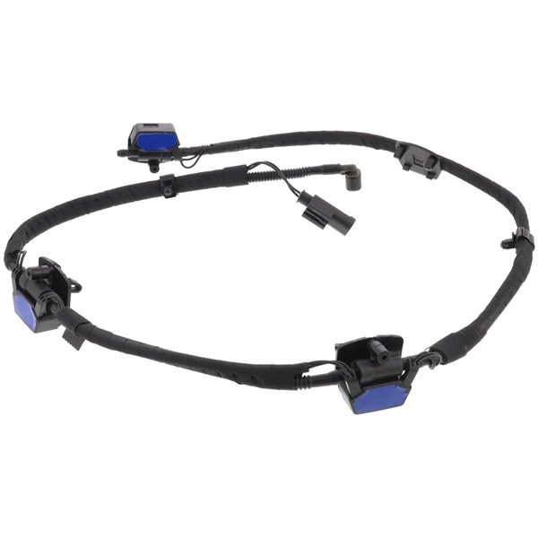 Spylerdyse, vindusspyler, Foran, på begge sider