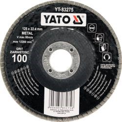 Flapdisc Lamellskive 125 mm P100 type 27 Yato