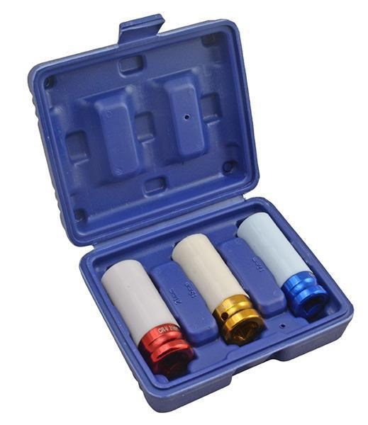 Kraftpipesett 1/2"- 17, 19, 21 mm Yato