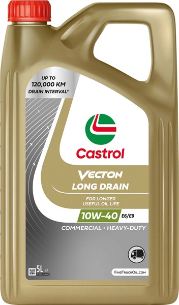 Motorolje Castrol Vecton Long Drain 10W-40 E6/E9, 5L CASTROL