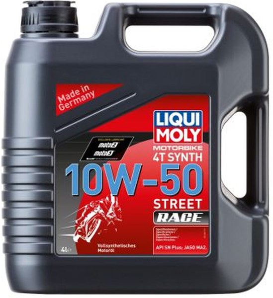 MC Motorolje Motorbike 4T Synth 10W-50 Street Race , 4L LIQUI MOL LIQUI MOLY