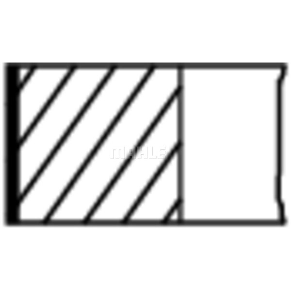 Stempelringsett MAHLE MAHLE