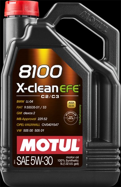 Motorolje MOTUL 8100 X-CLEAN EFE 5W-30, 5L MOTUL