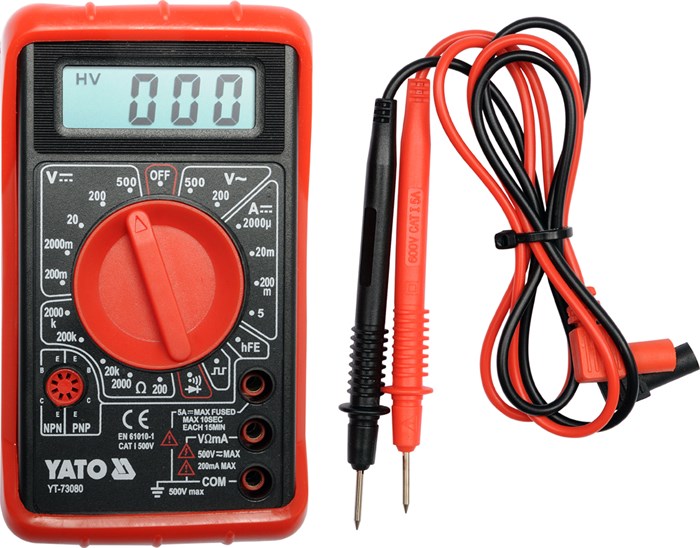 Digitalt multimeter 12v Yato