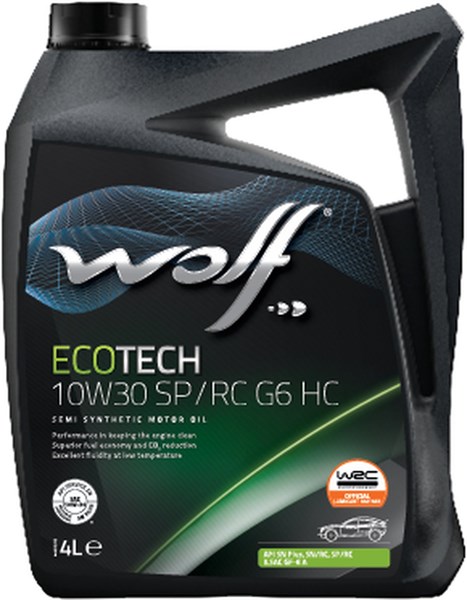 MOTOROLJE WOLF ECOTECH 10W-30 SP/RC G6 HC,4L WOLF WOLF