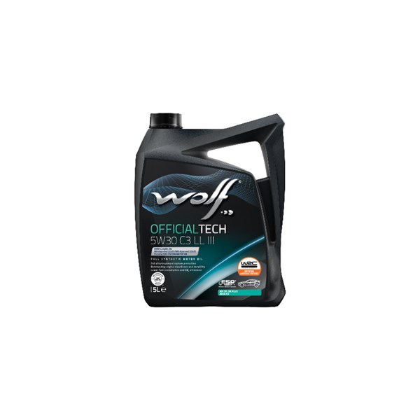 Motorolje Wolf Officialtech 5w-30 C3, C2 Ll Iii,5l, Universal WOLF