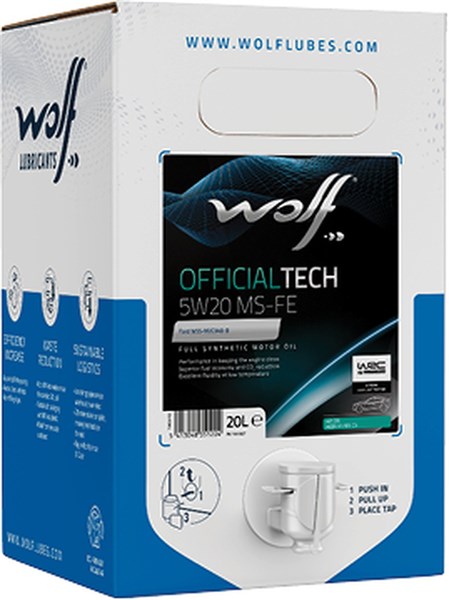 MOTOROLJE WOLF OFFICIALTECH 5W-20 MS-FE A1/B1, C5,20L WOLF WOLF