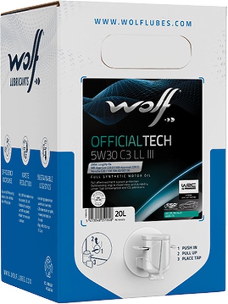 MOTOROLJE WOLF OFFICIALTECH 5W-30 C3, C2 LL III,20L WOLF