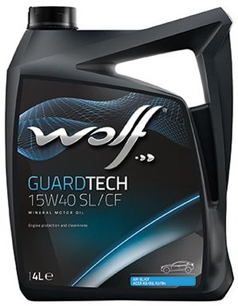 MOTOROLJE WOLF GUARDTECH 15W-40 A3/B3, A3/B4,4L WOLF WOLF