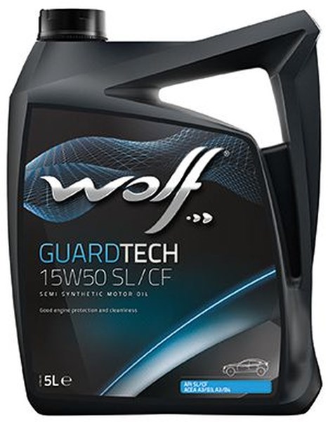 MOTOROLJE WOLF GUARDTECH 15W-50 A3/B3, A3/B4,5L WOLF WOLF
