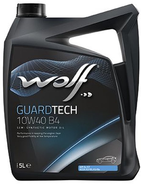 Motorolje Wolf Guardtech 10w-40 A3/b3, A3/b4,5l WOLF