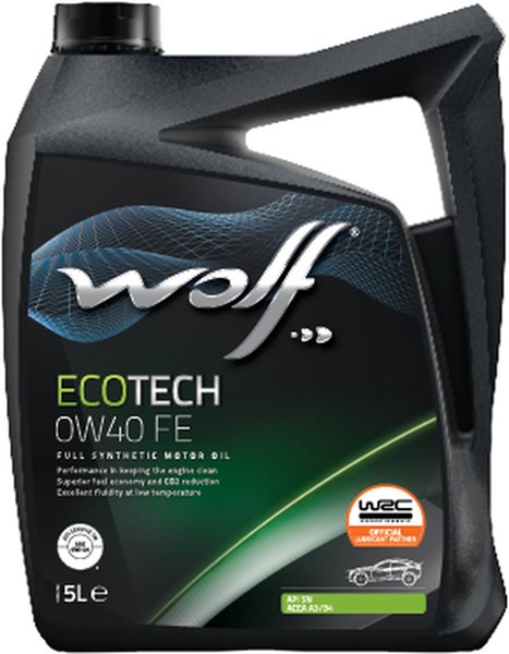 MOTOROLJE WOLF ECOTECH 0W-40 FE A3/B4,5L WOLF WOLF