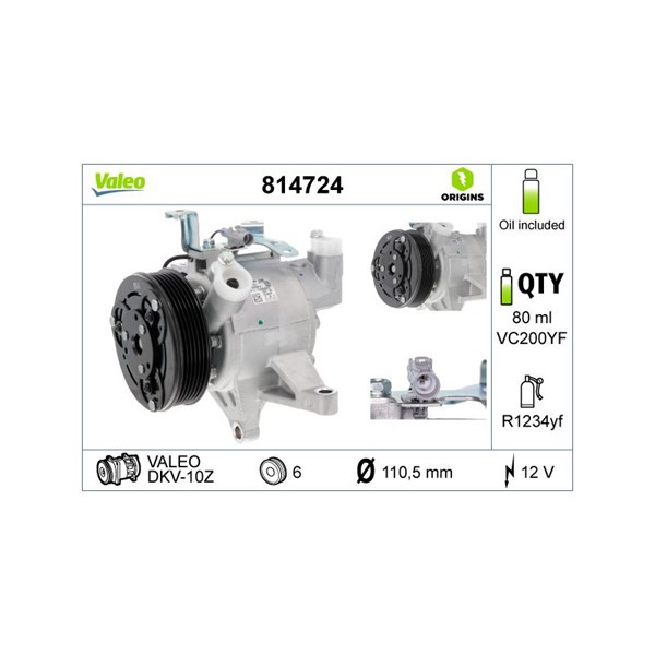 Kompressor, klimaanlegg VALEO VALEO