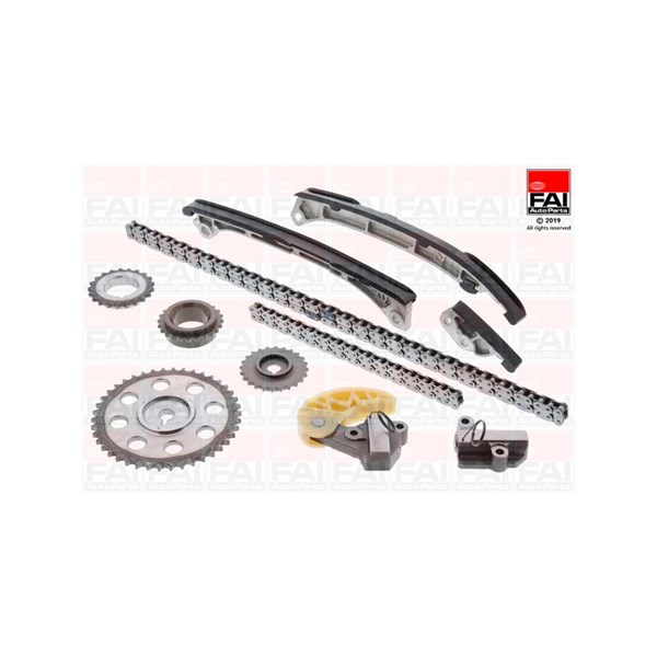 Registerkjedesett, Nede, Øvre