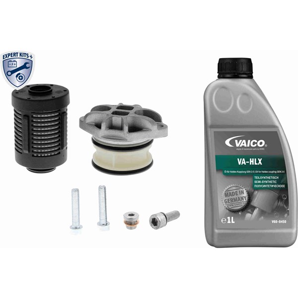 Delesett, oljeskift lamellkopling (firehjulsdrift), Bakaksel VAIC VAICO