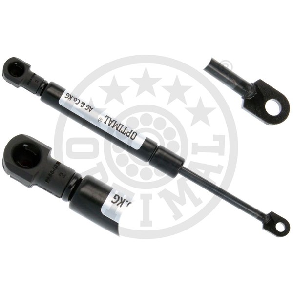 Gassfjær, seteregulering, på begge sider