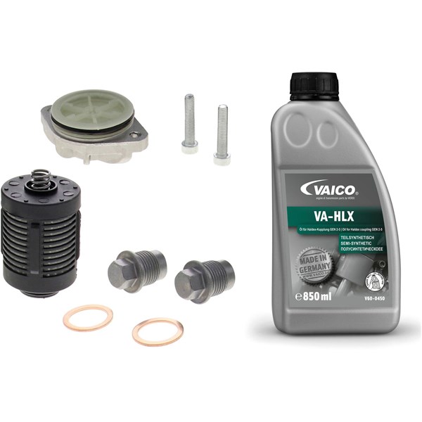 Delesett, oljeskift lamellkopling (firehjulsdrift), Bakaksel VAICO