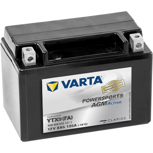 MC Batteri AGM VARTA TX9(FA) 12V 8Ah 135A VARTA