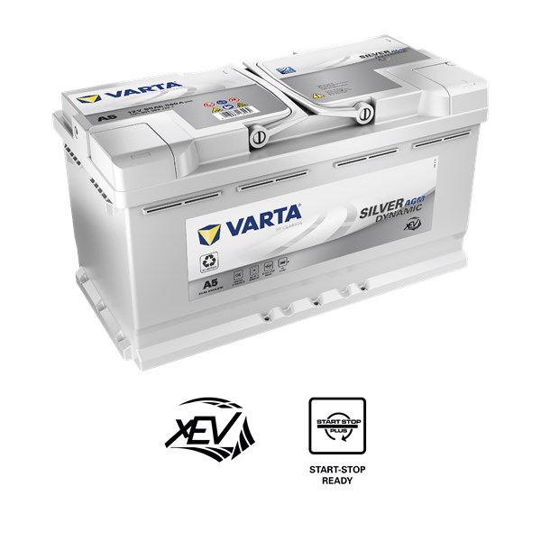 STARTER BATTERI VARTA SILVER DYN AGM G14 12V 95AH 850A P+, Bagasj VARTA