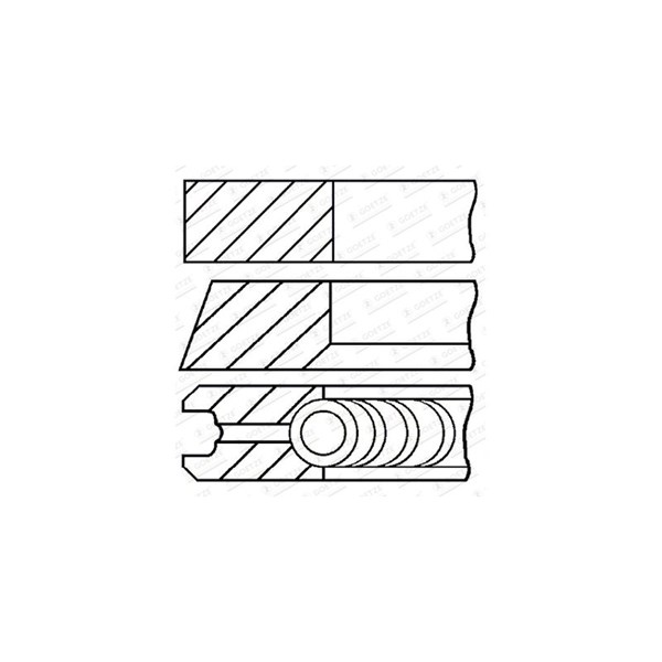 Stempelringsett GOETZE ENGINE GOETZE ENGINE