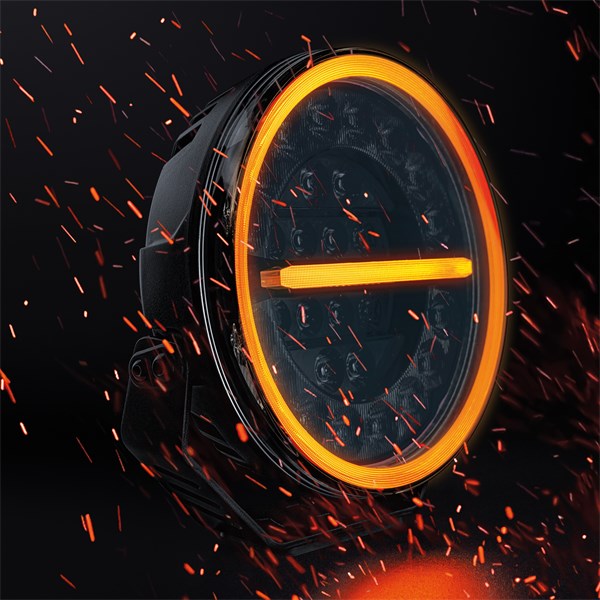 Ekstralys Firefly Driving Light 9" Svart STRANDS LIGHTING DIVISIO Strands Lighting Division