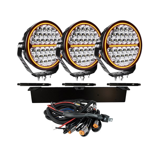 Ekstralys Komplett Sett 3x Siberia Night Ranger 9″ Led STRANDS LI Strands Lighting Division